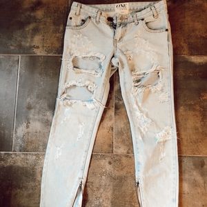 One Teaspoon Thrashed Free Birds